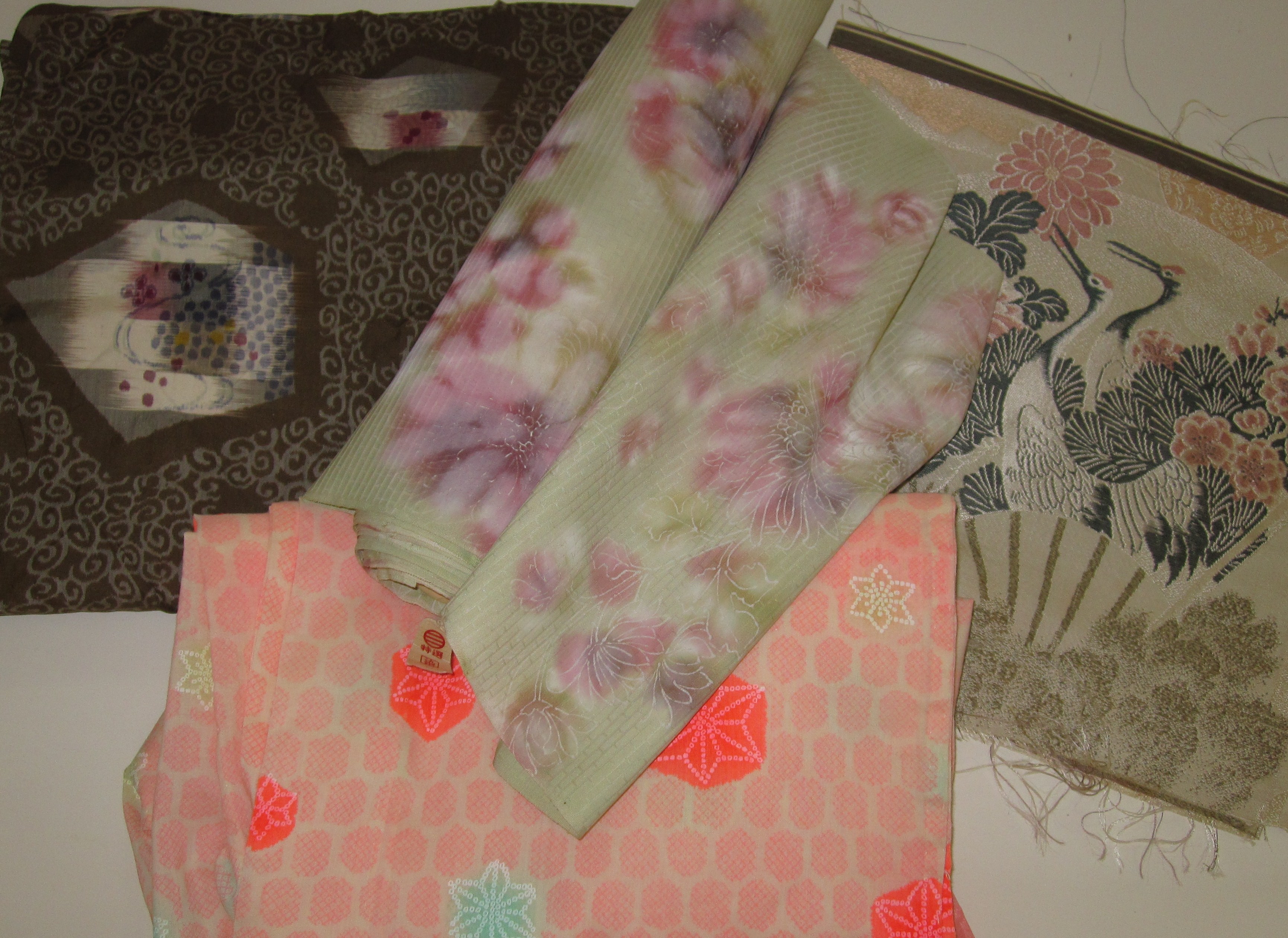 vintage kimono obi fabric