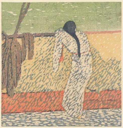 Kanae Yamamoto On the Deck 1912