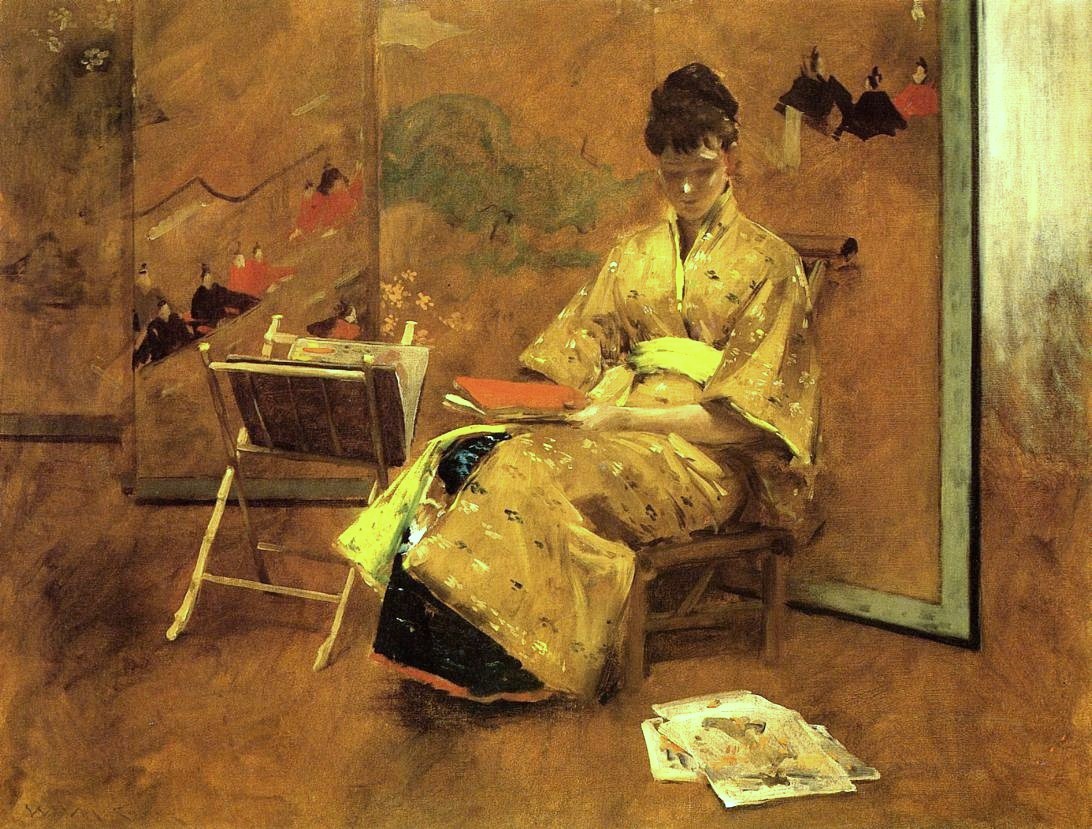 Chase William Merritt__The_Kimono_1895