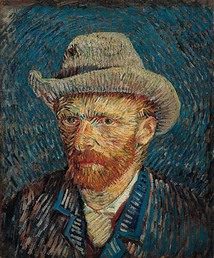 Van Gogh Self Portrait with Felt Hat