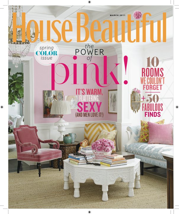 House Beautiful March 2011 cover Windsor Smith