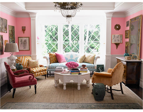 Windsor Smith pink living room HB0909
