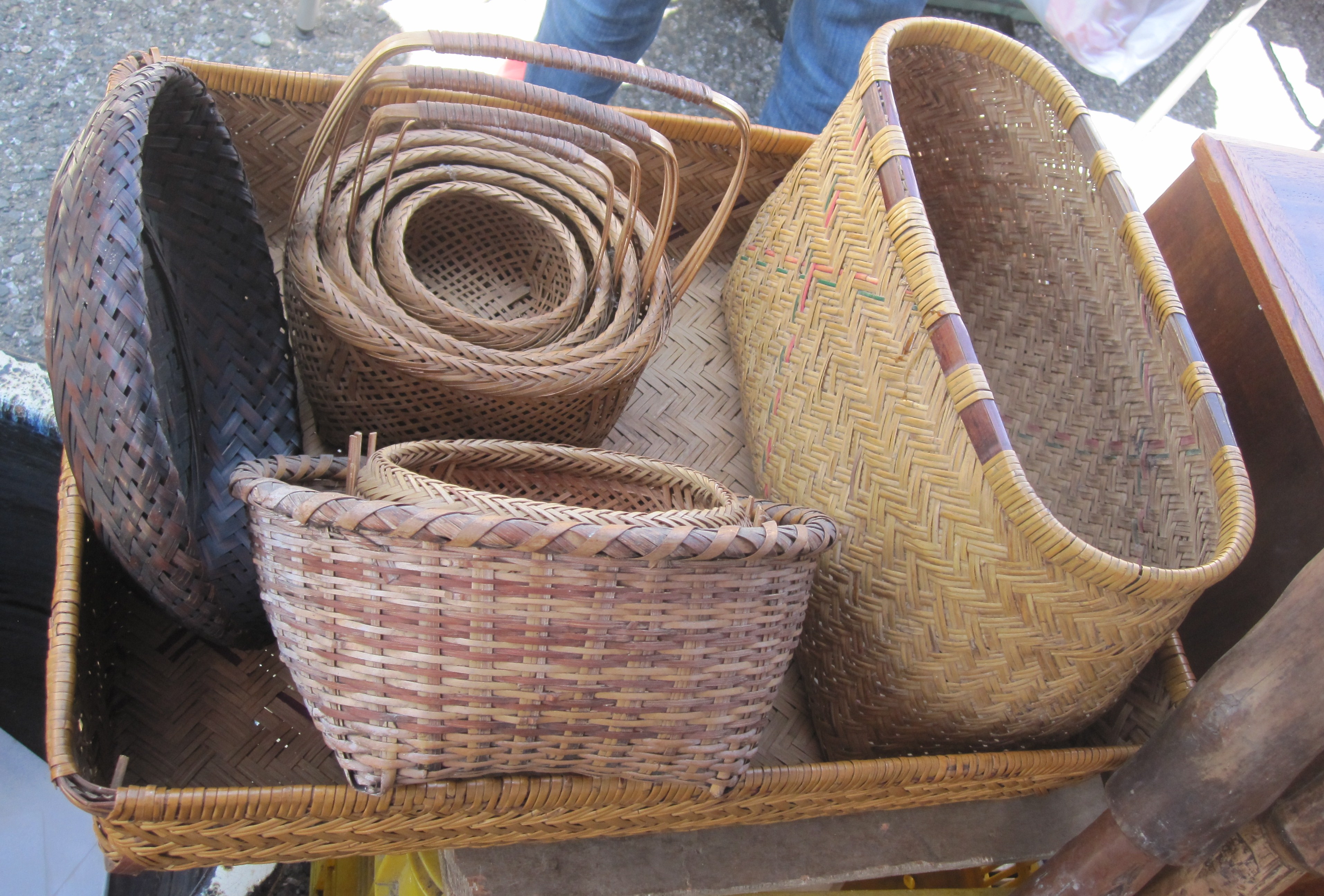 baskets at Kawagoe