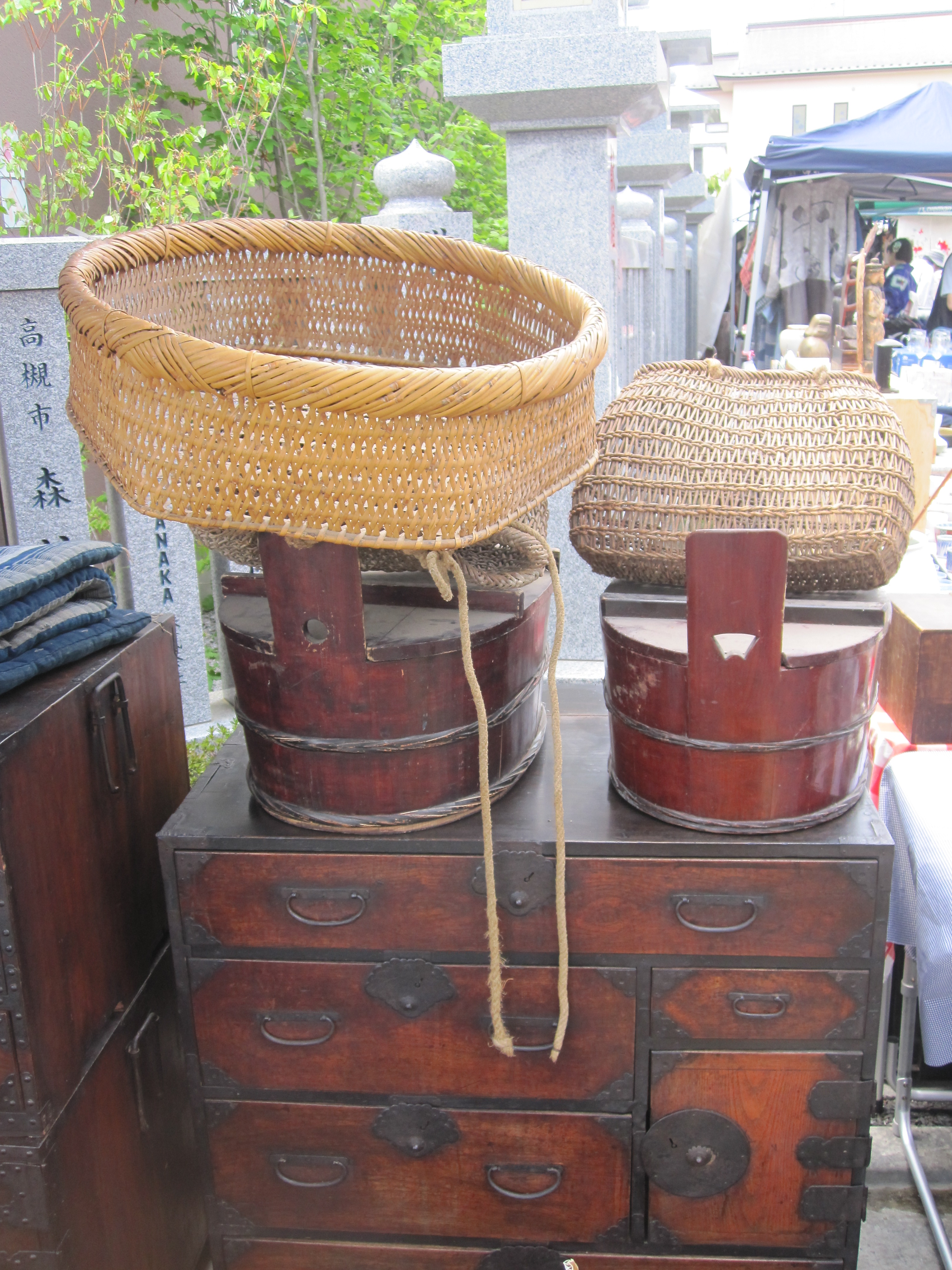 baskets at Kawagoe