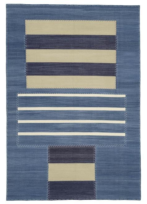 Madeline Weinrib Blue Note rug from remodelista