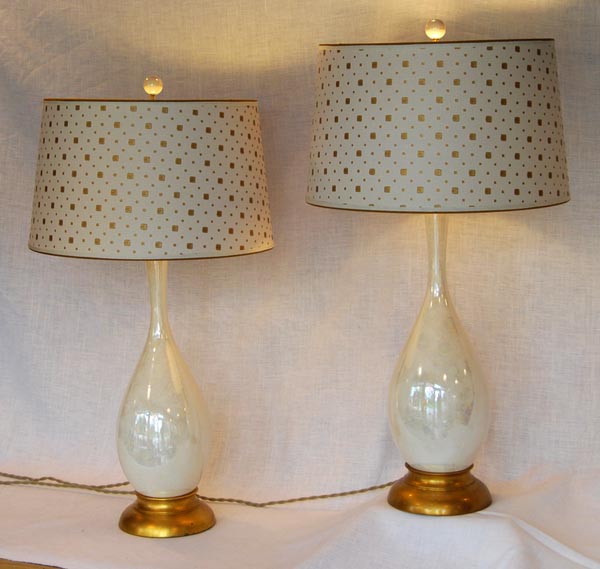 mid century lamps from Shadell's