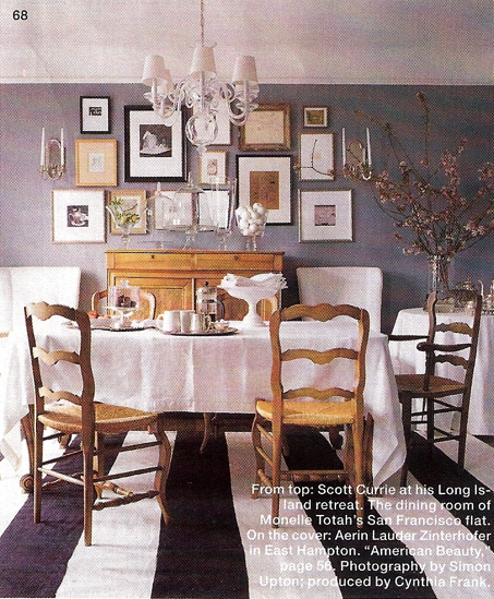 grey dining room