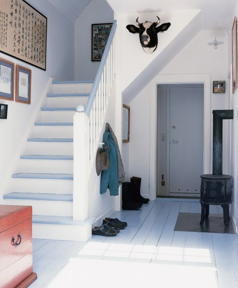 painted stairs Marie Claire Maison via FTRB