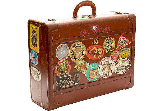 OKL suitcase Overbey & Dunn