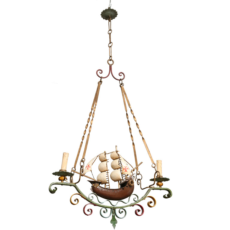Wilson Antiques ship chandelier 1st dibs