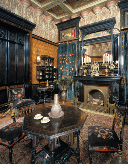 Moorish Smoking Room, The Worsham-Rockefeller House circa 1881 Brooklyn Museum,