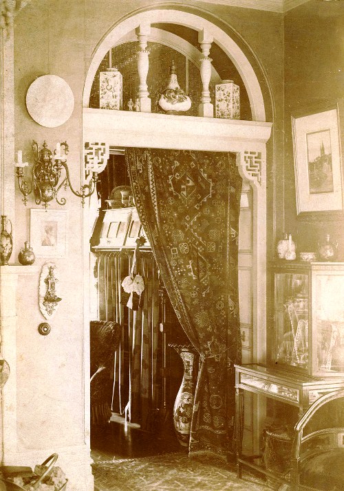 Victorian interior via curator of shit