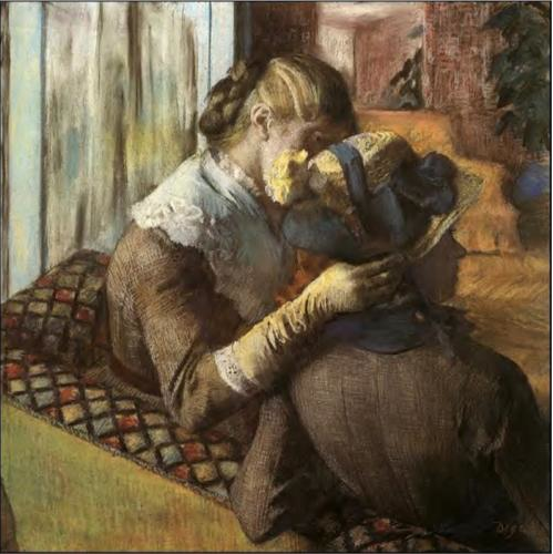At the Milliner's Degas 1883