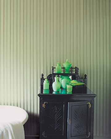 green opaline glass MSL