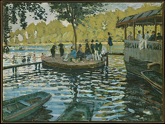 La Grenouillère Claude Monet 1869