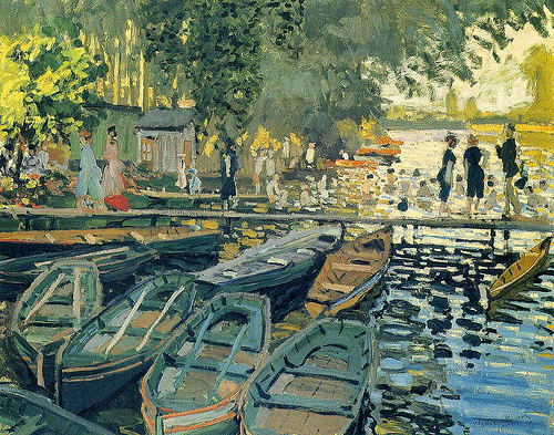 les bains de la grenouillère Claude Monet 1869