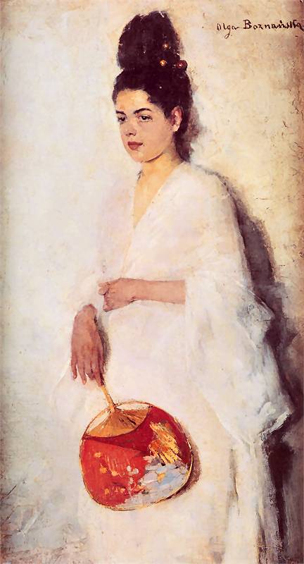 1889 Olga Boznanska -Japonka via art-magique