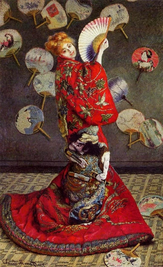 Claude Monet - La Japonaise (Camille Monet in Japanese Costume, 1876
