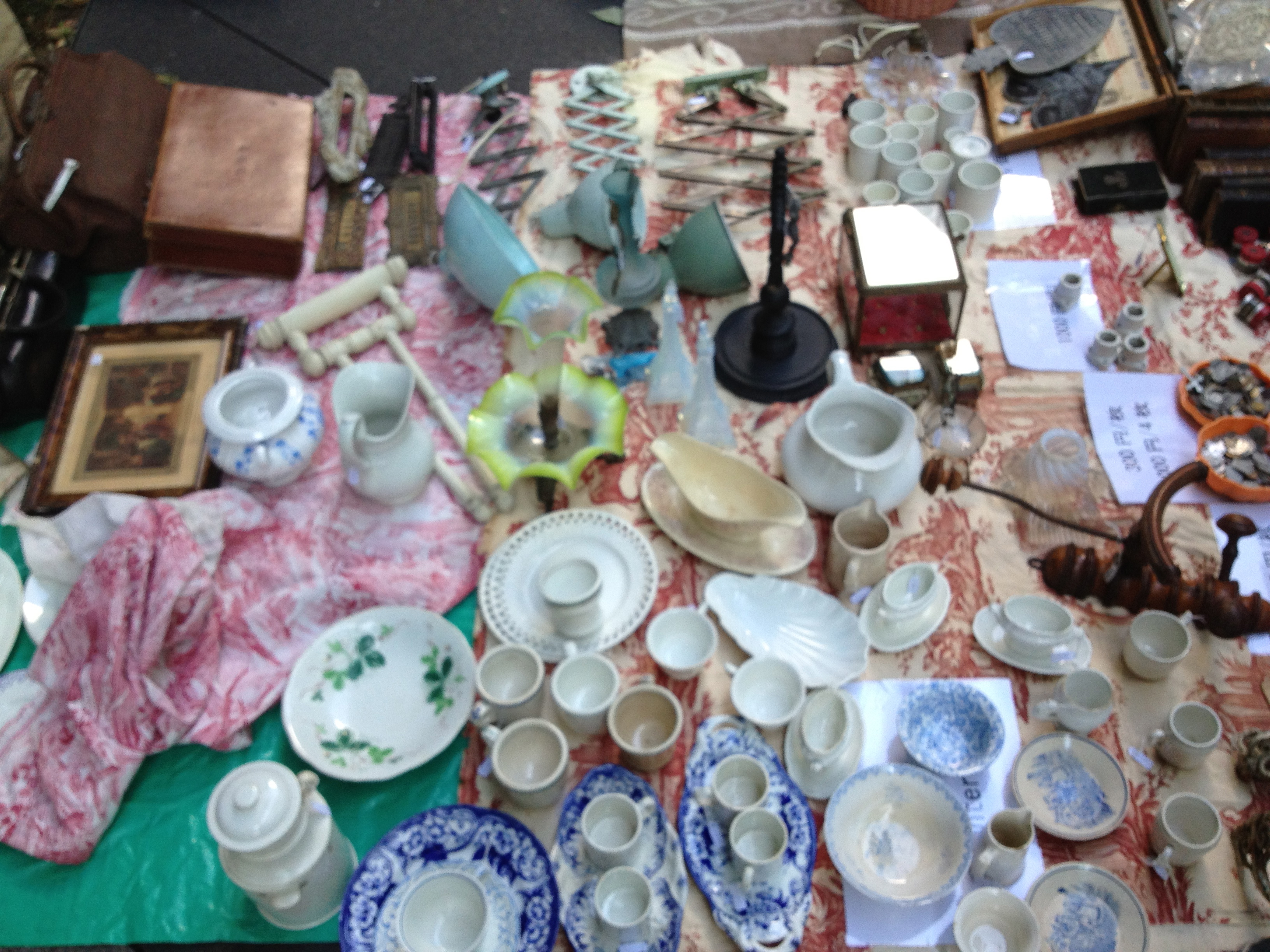 Toile under china at Oedo