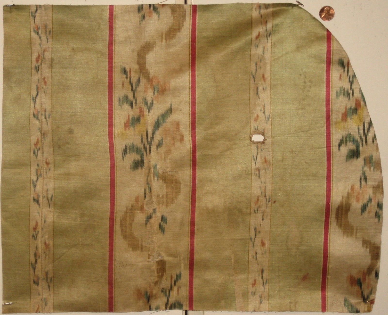 antique french floral ikat
