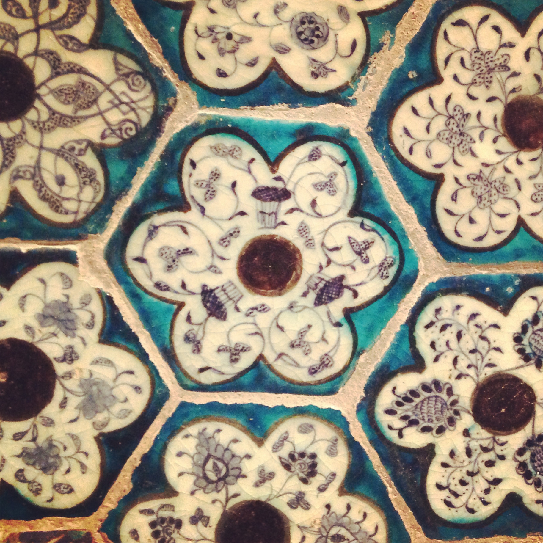 Tiles in Turkish bath hammam
